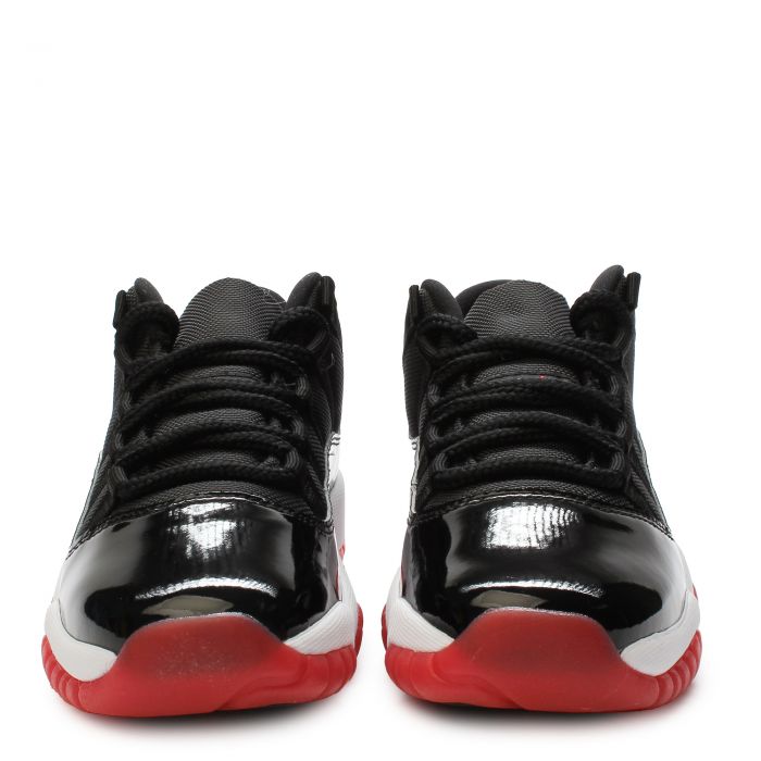 Grade-School Air Jordan 11 Retro Low Black/Varsity Red-White