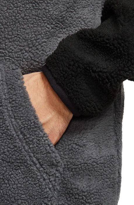 Sportswear Swoosh Sherpa Pullover Hoodie Black/Anthracite/White