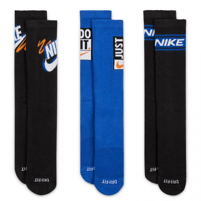 Everyday Plus Crew Socks (3 Pairs) Multi-Color