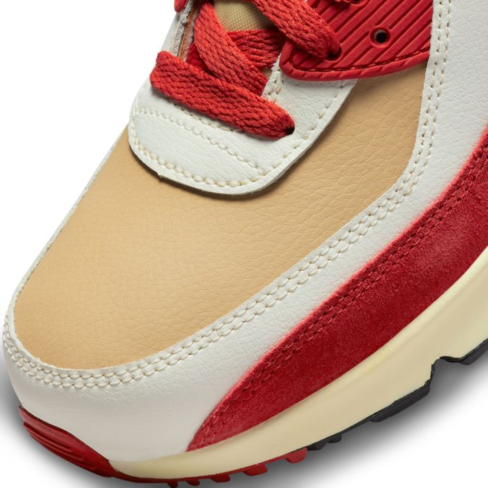 (GS) Air Max 90 LTR Sesame/Black-Red Clay-Sail