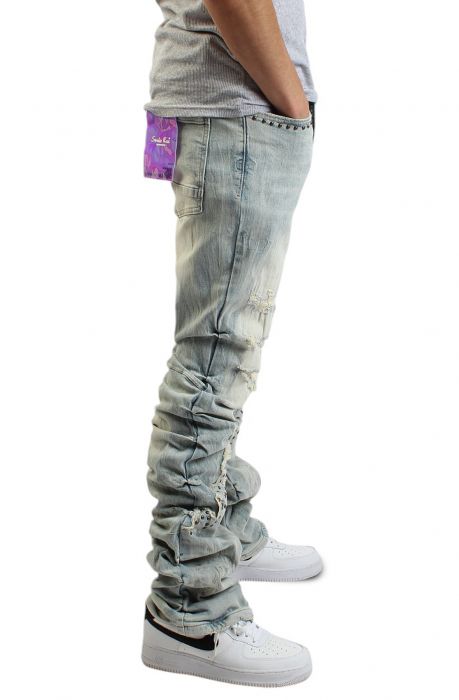 Milky Way Flared Jeans Milky Blue