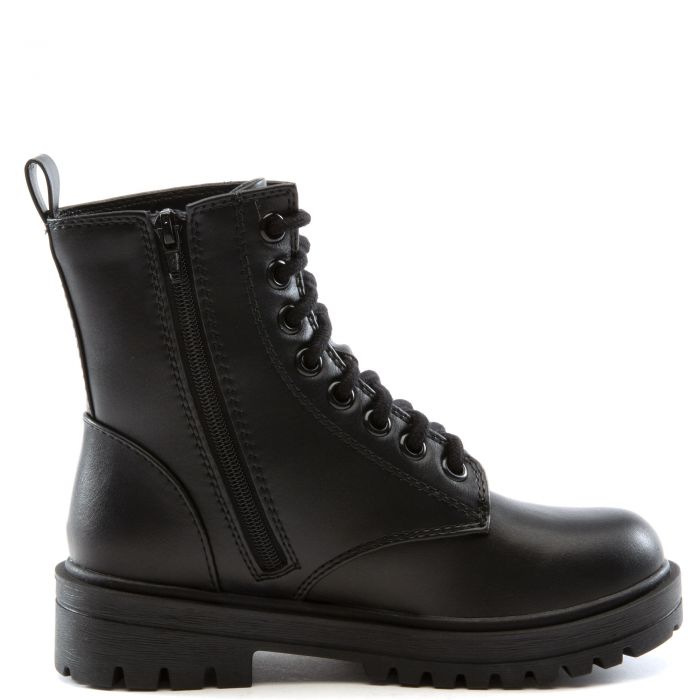 Firm-S Lace Up Bootie Black