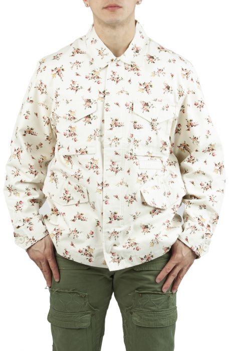 Floral Field Jacket Ivory