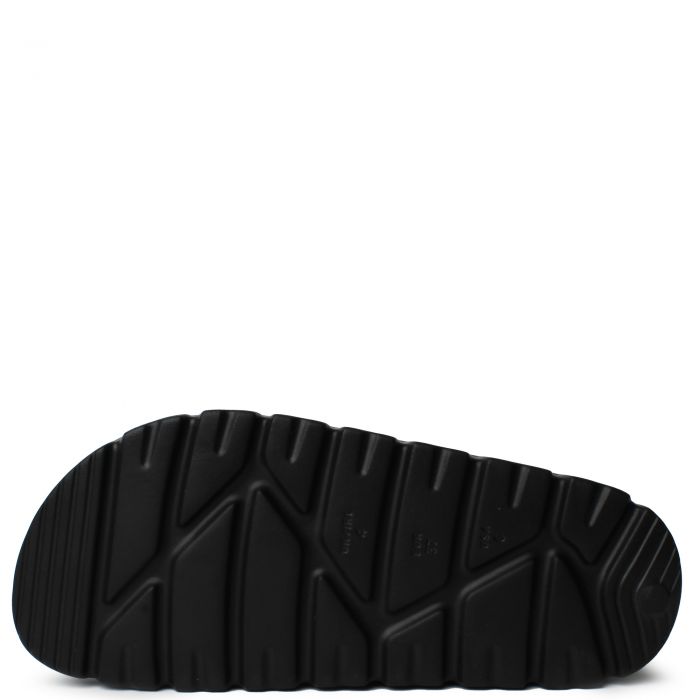 Stylish Solid Color Sandals - Slides with Platform, Double Buckle, Slip-On Design, Comfortable Summer Vacation Slides for Women