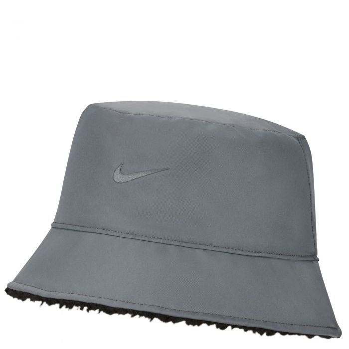 Reversible Fleece Bucket Hat Black/Smoke Grey/Smoke Grey