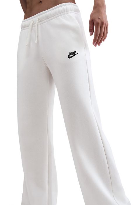  Sportswear Club Fleece Mid-Rise Wide-Leg Sweatpants Sail/Black