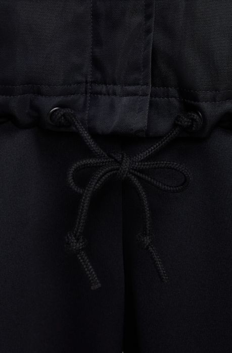 Air Oversized Woven Bomber Jacket Black/White