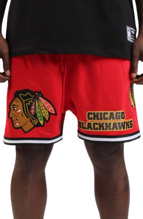 Chicago Blackhawks Mesh Shorts Red