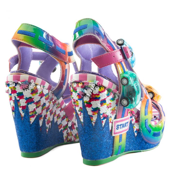 Spaghetti Junction Wedges Rainbow