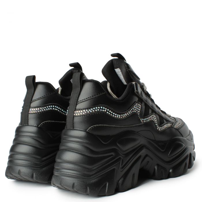 Platform Sneaker Black