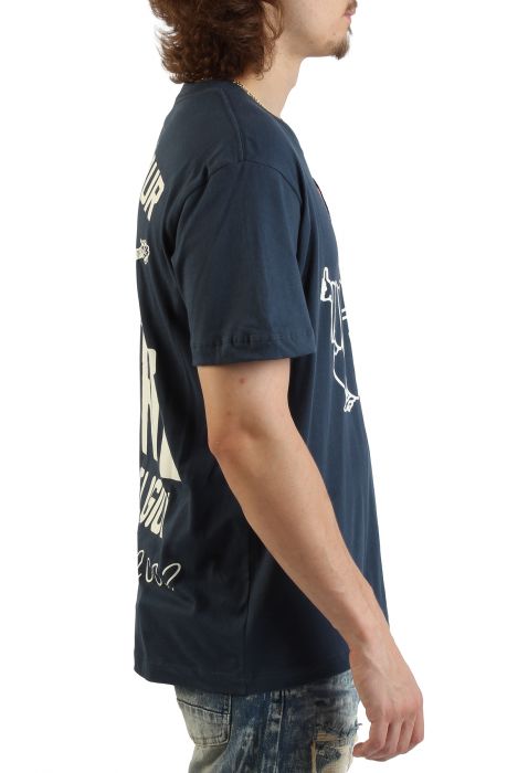 Patch Buddha T-Shirt  Midnight Navy