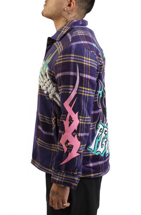 Festival Flannel  Purple