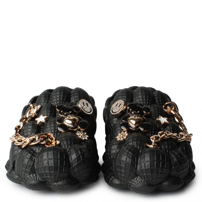 YOKI SHOES Bubble Charm Sandal JORDYN-300YBLK - Shiekh