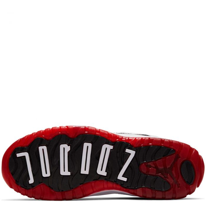 (PS) Air Jordan 11 Retro Low White/University Red-Black-True Red