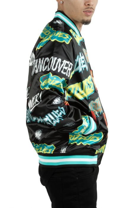 MITCHELL & NESS NBA Slap Sticker Reversible Jacket Vancouver