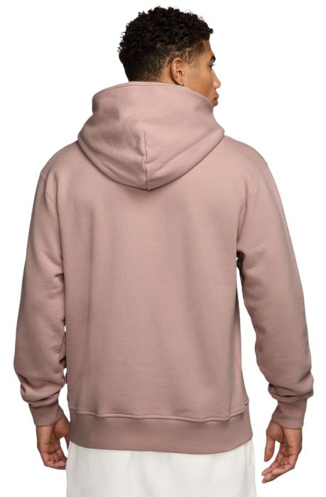 Air Jordan Wordmark Fleece Pullover Hoodie Pink Oxford
