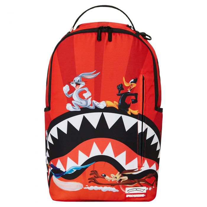 Looney Tunes Shark Run Backpack  Red
