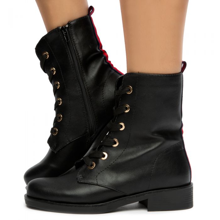 BAMBOO Cosmo-04 Lace-Up Boots JPM COSMO 