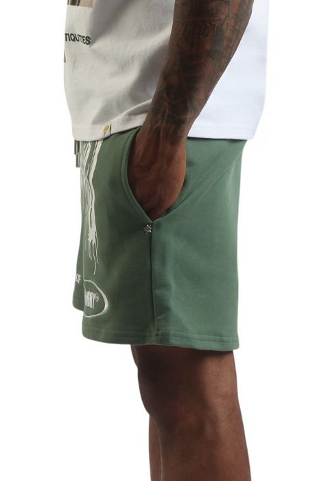 Mash Up Sweat Short  Forest