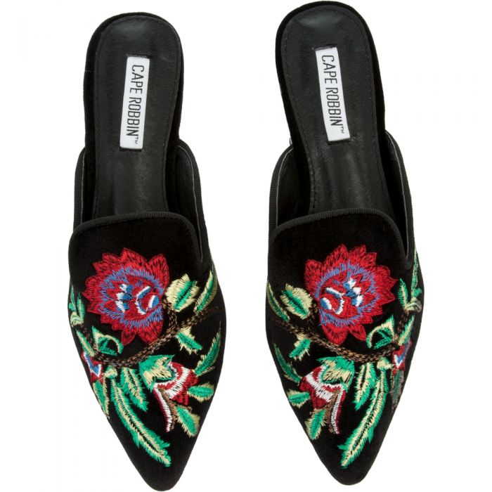 Cape Robbin Cell-17 Women's Black Mules Black