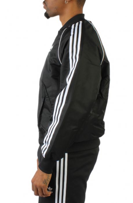 Premium Collegiate Jacket  Black/White