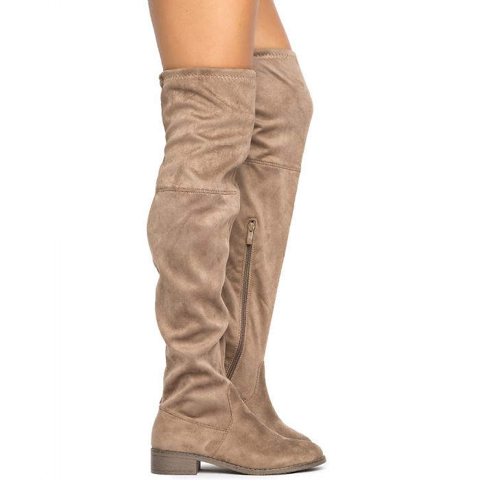 Women's Olympia-14 Knee-High Boot Taupe