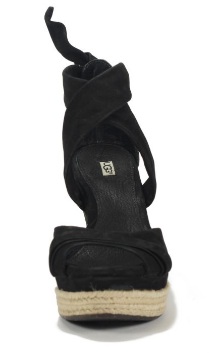 Ugg Australia For Women Lucy Black Wedge Sandal 1004279 Blk Shiekh 8552