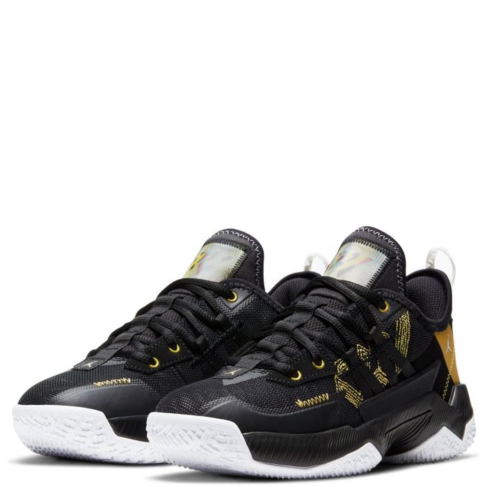 (GS) Jordan One Take II Black/Metallic Gold-White