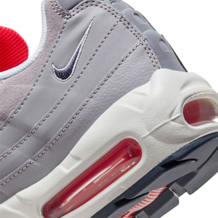 Air Max 95 Cement Grey/Thunder Blue-Chile Red