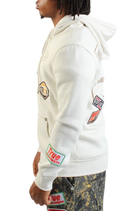 BIG T PATCH ZIP HOODIE Vapor Grey