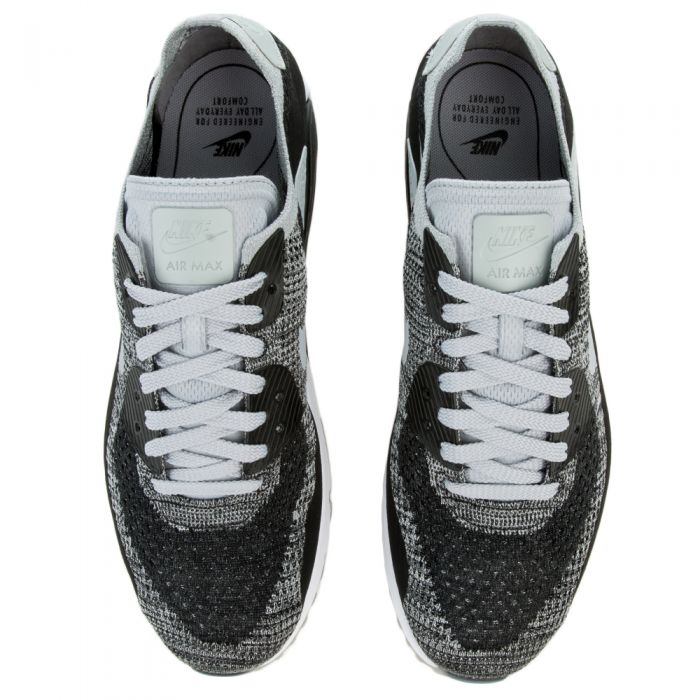 Air Max 90 Ultra 2.0 Flyknit BLACK/WOLF GREY-PURE PLATINUM-DARK GREY