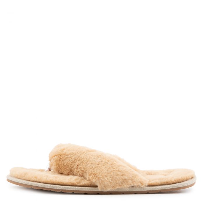 CAPE ROBBIN Comfort-Shi Fur Sandals COMFORT-SHI-NUD - Shiekh