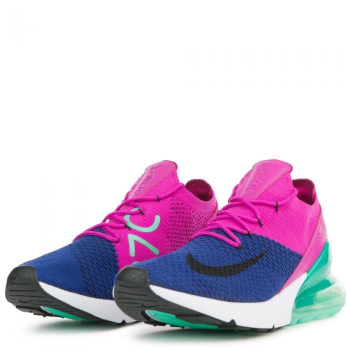 AIR MAX 270 FLYKNIT DEEP ROYAL BLUE/BLACK/FUCHSIA FLASH