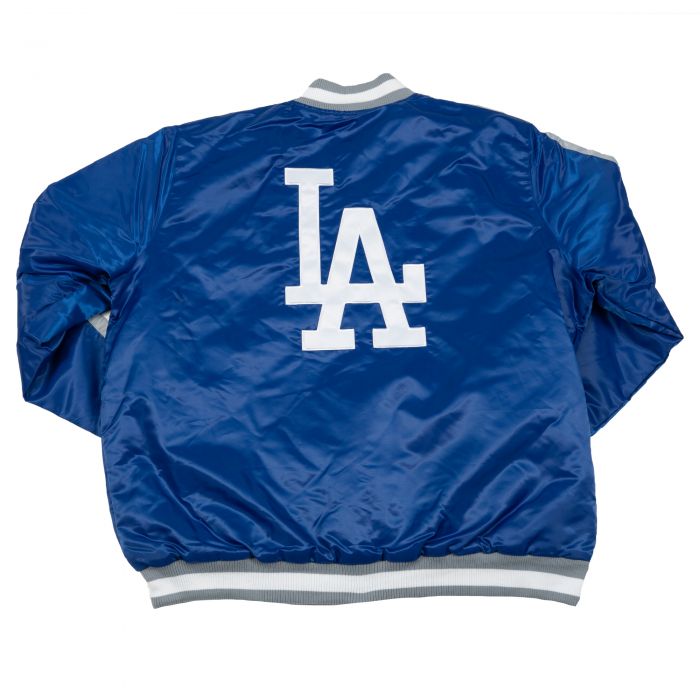STARTER Los Angeles Dodgers Varsity Satin Jacket LX950061LAD - Shiekh