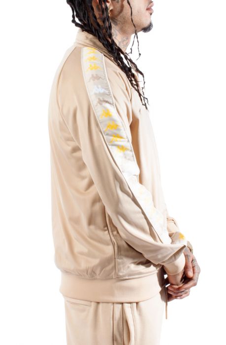 222 Banda Dullo 2 Track Jacket Beige Irish-Beige Almond-Yellow Banana-White Bright