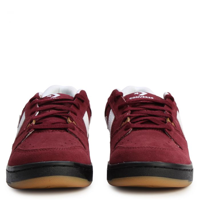 CL98 Suede Burgundy/White