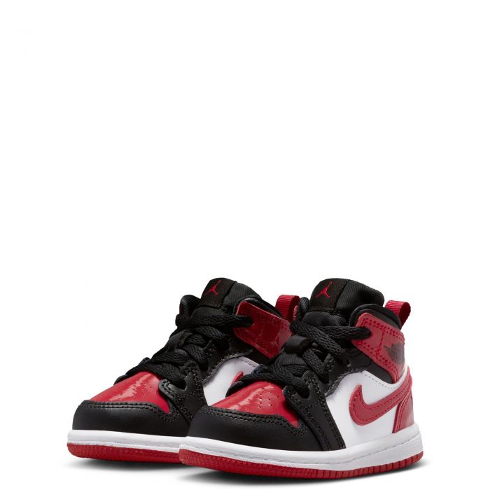 Toddler Jordan 1 Mid SE Black/Varsity Red-White