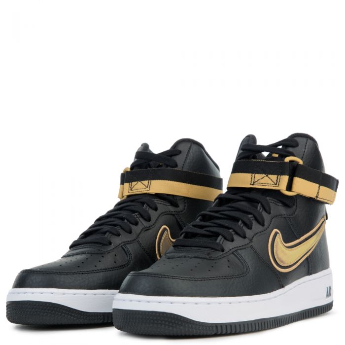 nike air force 1 high 07 lv8 black metallic gold
