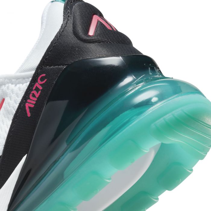 Air Max 270 T  White/Rush Pink-Washed Teal-Black