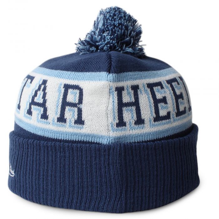 NCAA Block Sweep Pom Knit Beanie Navy