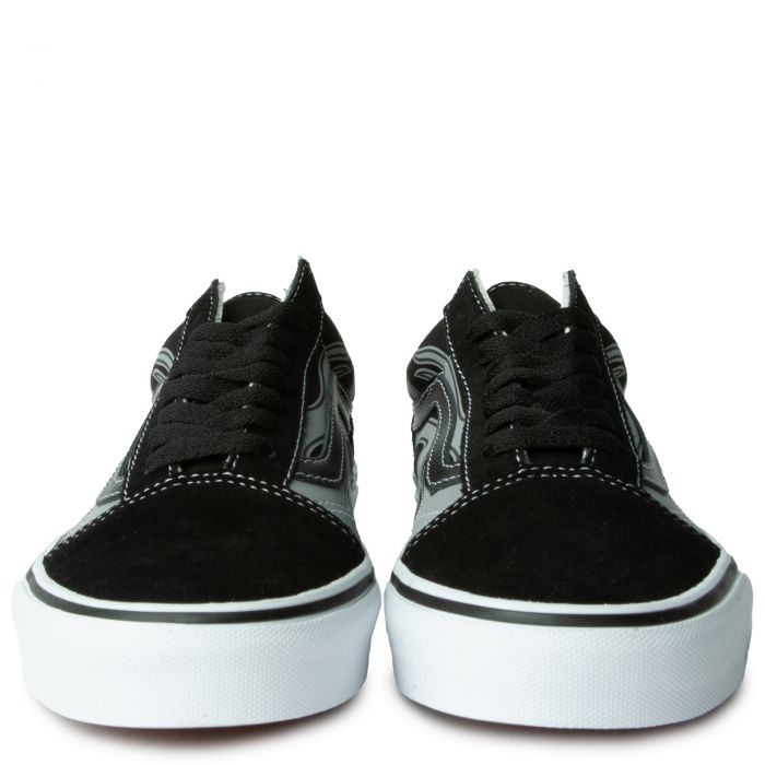 Reflective Flame Old Skool  Black