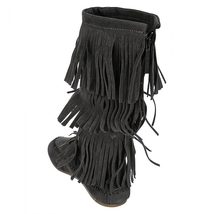 Fringe Pocket Boot Cherokee-03 grey grey