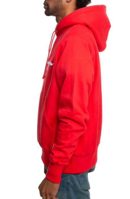 Reverse Weave Pullover Hoodie Team Red Scarlet