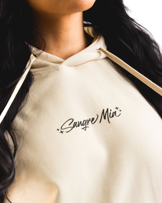 Hecho Con Amor Hoodie Cream