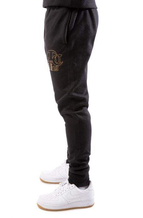 Reverse Weave C 19 Logo Jogger Black