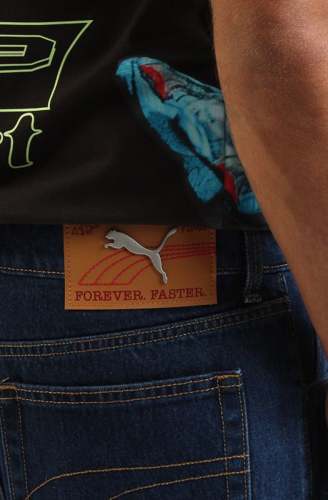 A$AP ROCKY x PUMA Denim Shorts  Dark Denim