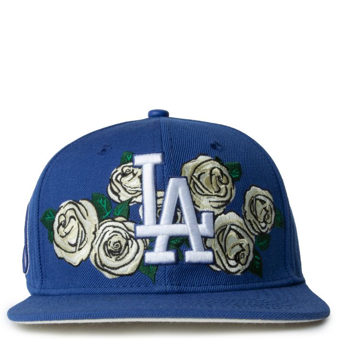 DODGERS WHITE ROSE SNAPBACK HAT LLD735617-DBL