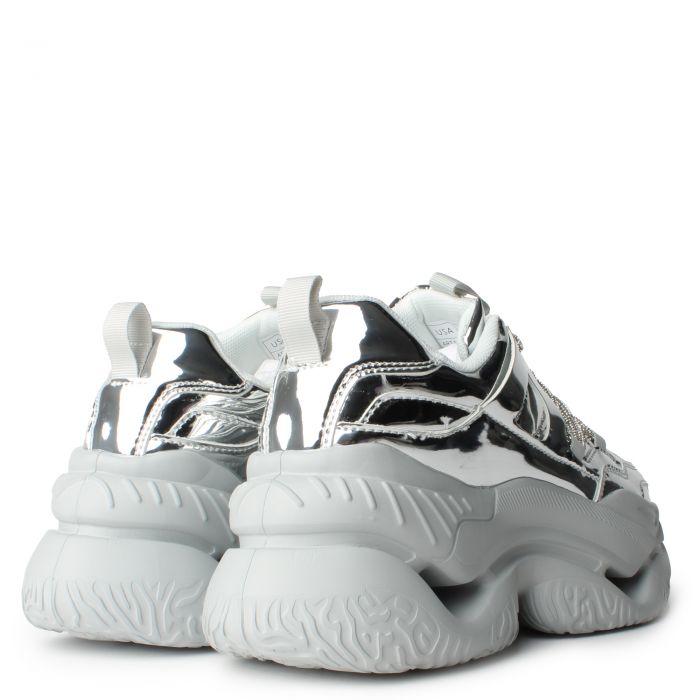 Darcy Platform Sneaker Silver