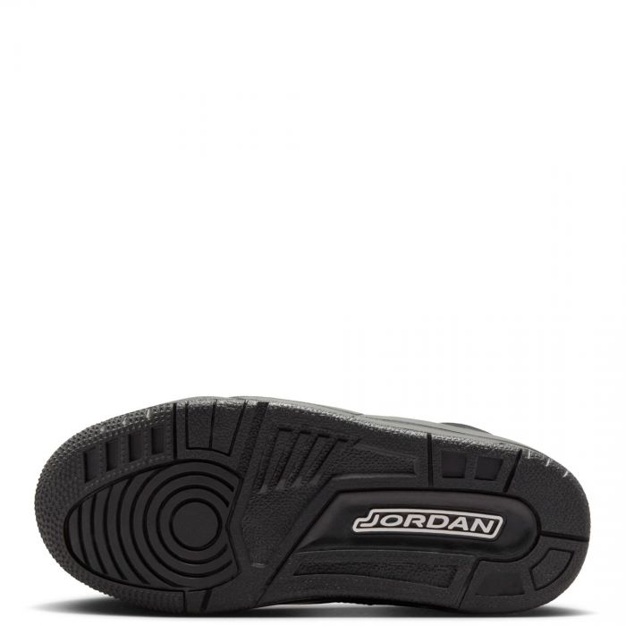 Pre-School Jordan 3 Retro Black/Dark Charcoal-White