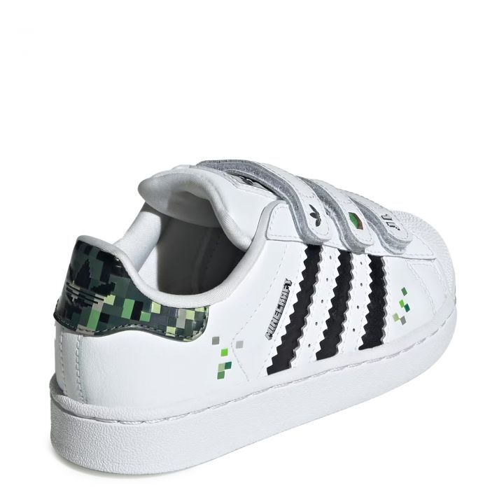 Pre-School Superstar II x Minecraft Cloud White / Core Black